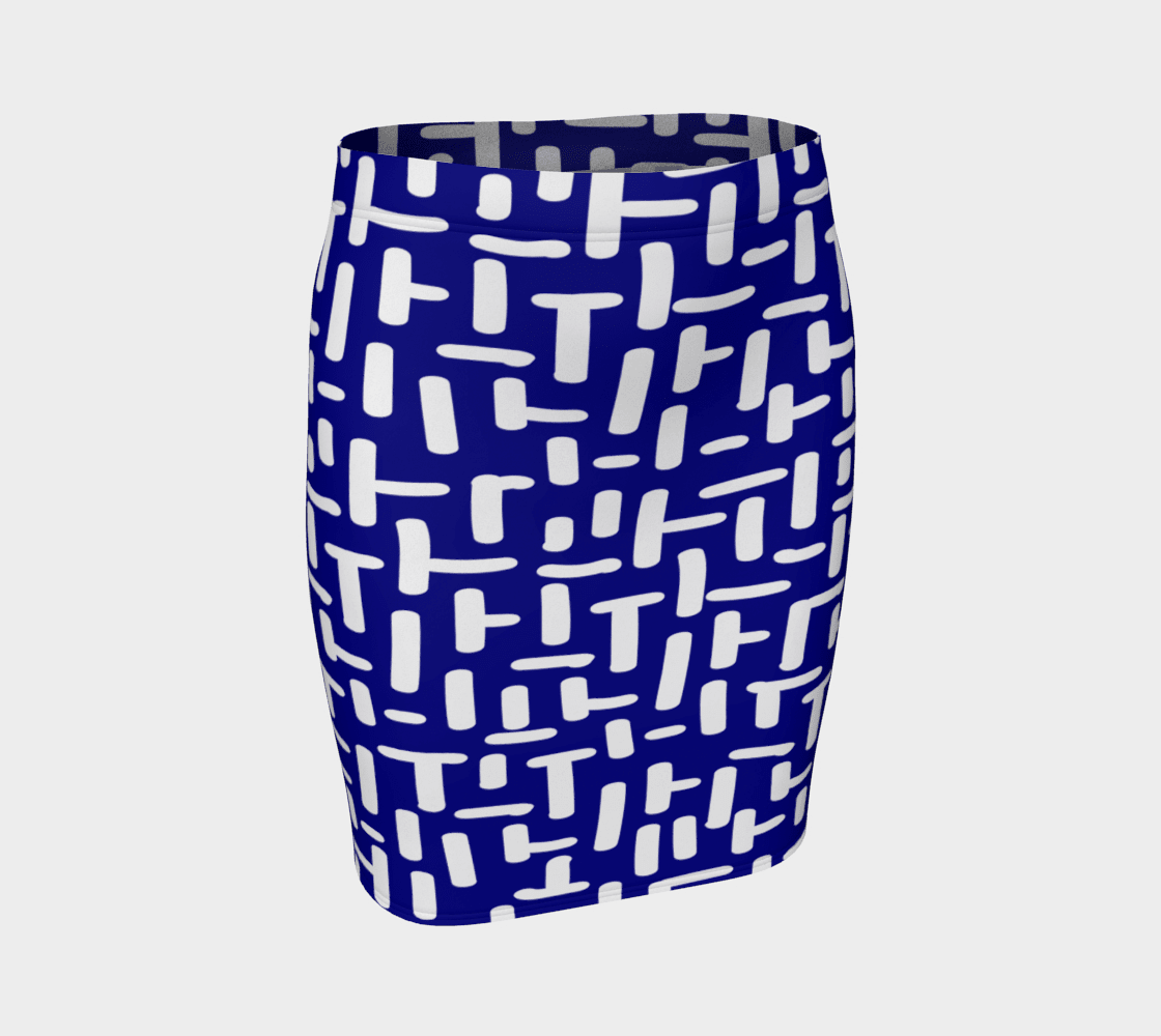 Rat Race Dragon Life's A Maze Zing Pencil Skirt